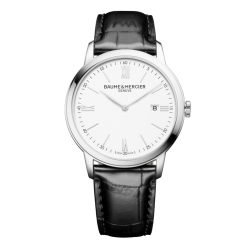 Baume & Mercier Classima Homme Quartz 42 mm Acier bracelet Cuir