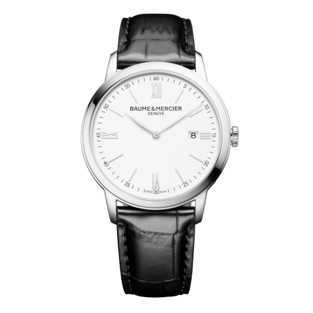 Baume & Mercier Classima Homme Quartz 42 mm Acier bracelet Cuir