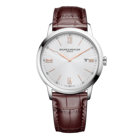 Baume & Mercier Classima Homme Quartz 42 mm Acier bracelet Cuir