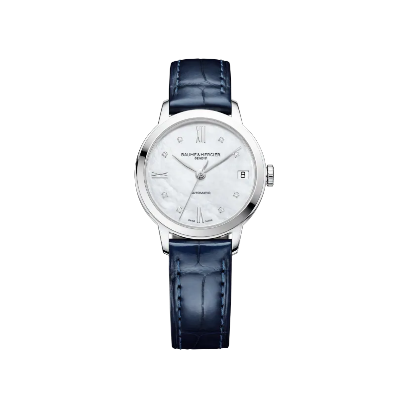 Baume & Mercier Classima Femme Automatique 31 mm Acier bracelet Cuir