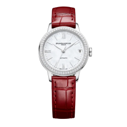 Baume & Mercier Classima Femme Automatique 31 mm Acier bracelet Cuir