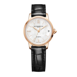 Baume & Mercier Classima Femme Automatique 31 mm Or rose bracelet Cuir