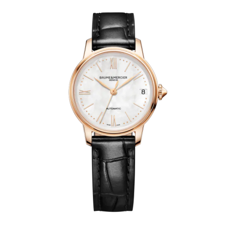 Baume & Mercier Classima Femme Automatique 31 mm Or rose bracelet Cuir