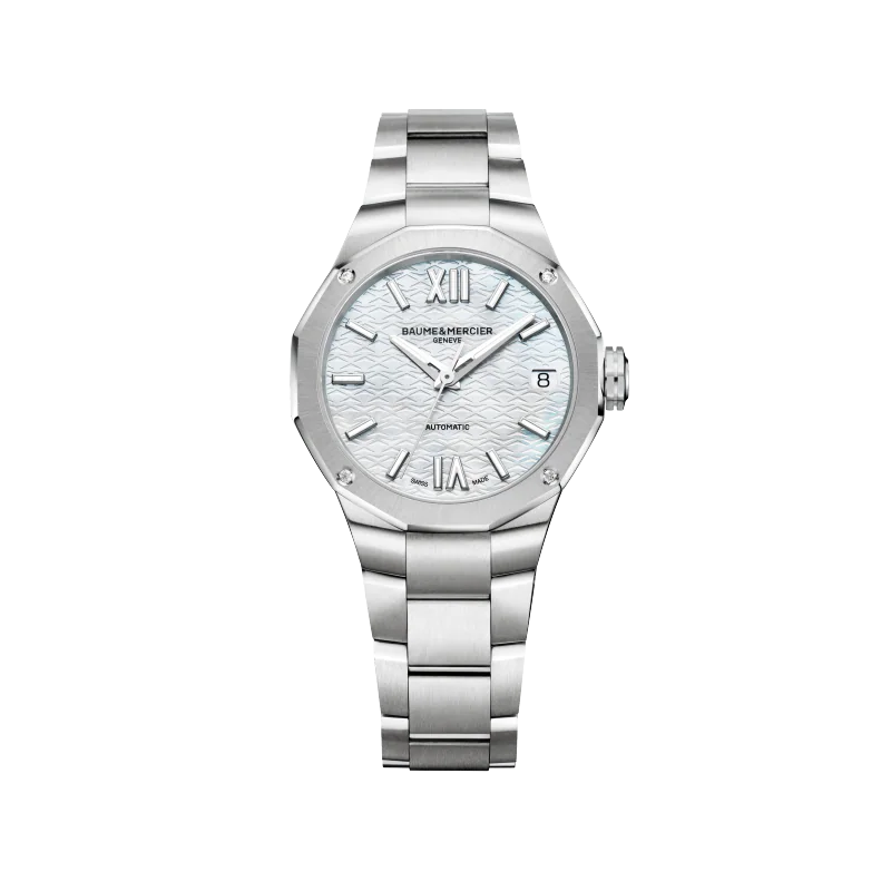 Baume & Mercier Riviera Femme Automatique 33 mm Acier bracelet Acier