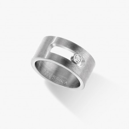 Bague Messika MOVE TITANIUM GRAPHITE Titane 06562 Homme