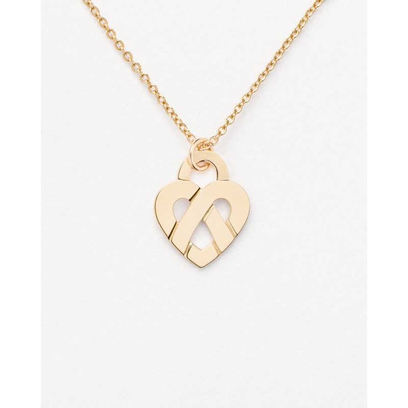 PENDENTIF CŒUR ENTRELACÉ - MODELE MOYEN