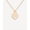 PENDENTIF CŒUR ENTRELACÉ - MODELE MOYEN