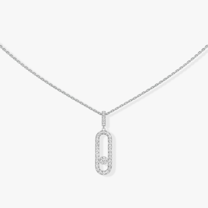 Collier diamant Messika MOVE UNO GM PAVÉ Or 12058 Femme