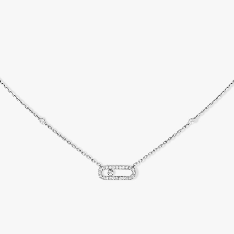 Collier diamant Messika MOVE UNO PAVÉ Or 04708 Femme