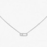 Collier diamant Messika MOVE UNO PAVÉ Or 04708 Femme