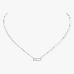 Collier diamant Messika MOVE UNO PAVÉ Or 04708 Femme