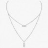 Collier diamant Messika MOVE UNO 2 RANGS Or 08852 Femme