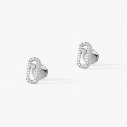 Boucles d'oreilles diamant PUCES MOVE UNO OR Messika Or 05634 Femme