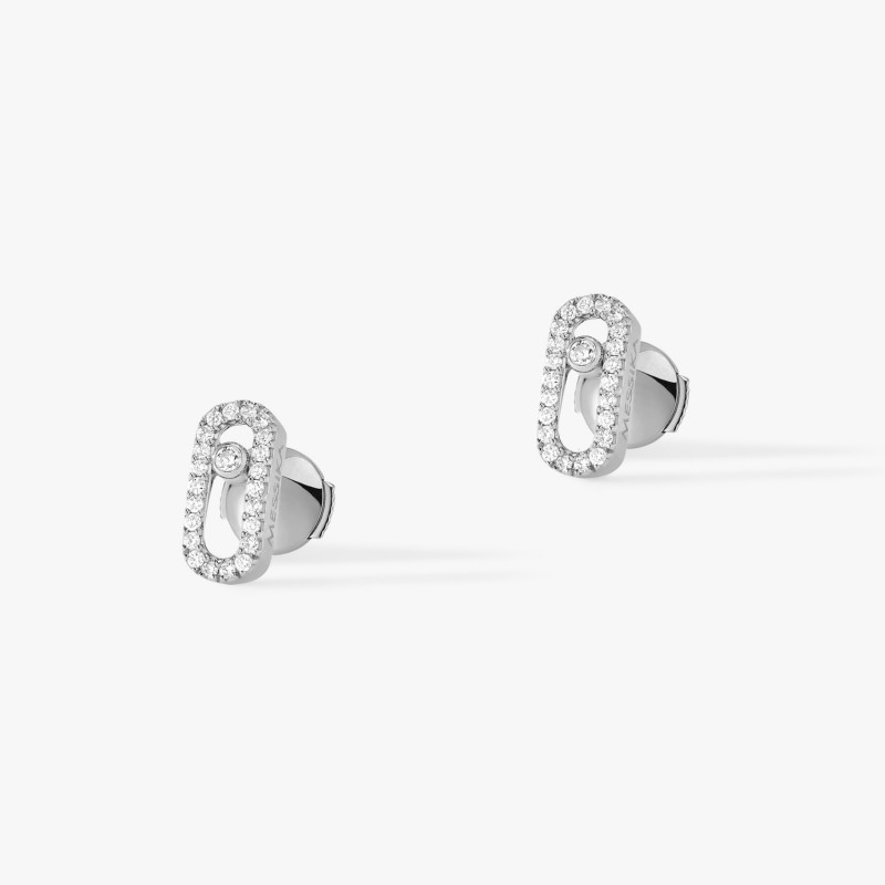 Boucles d'oreilles diamant PUCES MOVE UNO OR Messika Or 05634 Femme