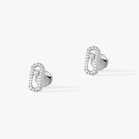 Boucles d'oreilles diamant PUCES MOVE UNO OR Messika Or 05634 Femme