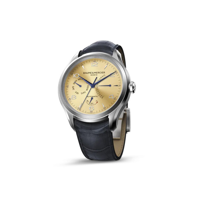 Baume et Mercier Édition Limitée CLIFTON Homme Automatique 43mm Acier Bracelet Cuir
