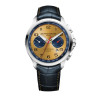 Baume et Mercier CLIFTON Homme Automatique 44mm Acier Bracelet Cuir