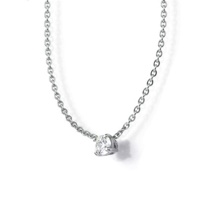 Collier Solo Diamant 4 Griffes Or 18 carats 750/1000e