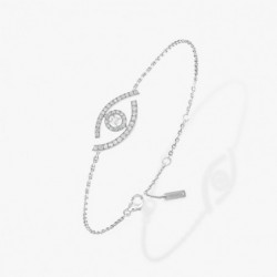 Bracelet Messika LUCKY EYE PAVÉ Or 10035 Femme