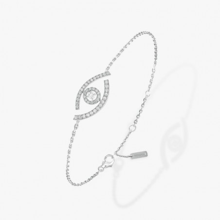 Bracelet Messika LUCKY EYE PAVÉ Or 10035 Femme