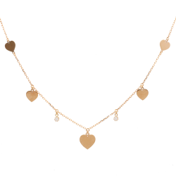 Collier Multi Coeurs Amore...