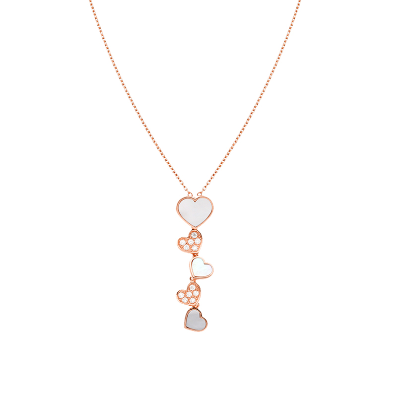 Collier Cascade de Coeurs Amore Nana