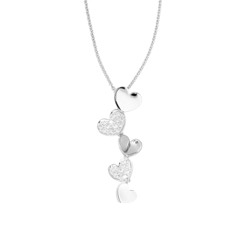 Collier Cascade de Coeurs Amore Nana