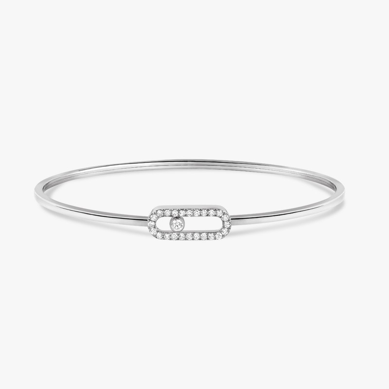 Bracelet Messika JONC FLEX MOVE UNO PAVÉ MM Or 12057 Femme