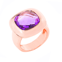 Bague Serti Clos Poppy Blue...