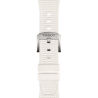 TISSOT PRX fond et bracelet silicone blanc