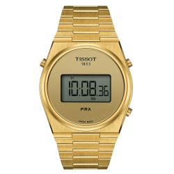 TISSOT PRX DIGITAL 40 mm Quartz PVD Or Jaune