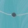 Bracelet "Talia" Or gris et diamants