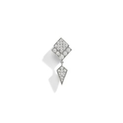 Boucle d'oreille STAIRWAY Diamants & Argent FSJ107