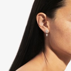 Boucle d'oreille STAIRWAY Diamants & Argent FSJ107
