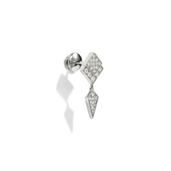 Boucle d'oreille STAIRWAY Diamants & Argent FSJ107