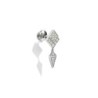 Boucle d'oreille STAIRWAY Diamants & Argent FSJ107