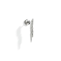 Boucle d'oreille ANYWAY DOUBLE GOUTTE Diamants & Argent FSJ109