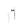 Boucle d'oreille ANYWAY DOUBLE GOUTTE Diamants & Argent FSJ109