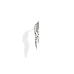 STATEMENT Boucle d'oreille ANYWAY DOUBLE GOUTTE Diamants & Argent FSJ109