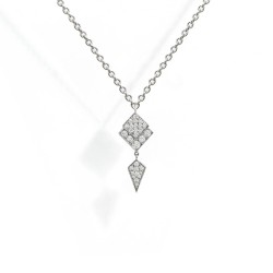 STATEMENT Collier STAIRWAY Diamants & Argent FSJ120