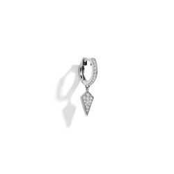 Petite créole STAIRWAY Diamants & Argent FSJ152