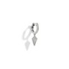 Petite créole STAIRWAY Diamants & Argent FSJ152