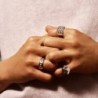 Bague ROCKAWAY SPINNER Argent FSJ306