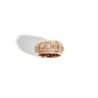 STATEMENT Bague ROCKAWAY SPINNER Semi pavée & Or rose FSJ336