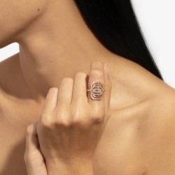 STATEMENT Bague MINI MY WAY Semi pavée & Or rose FSJ342