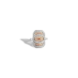 STATEMENT Bague MINI MY WAY DIAMANTS, Or rose & Argent FSJ420