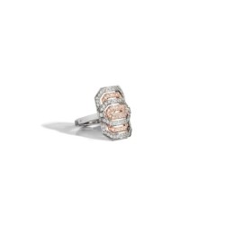 Bague MINI MY WAY DIAMANTS, Or rose & Argent FSJ420