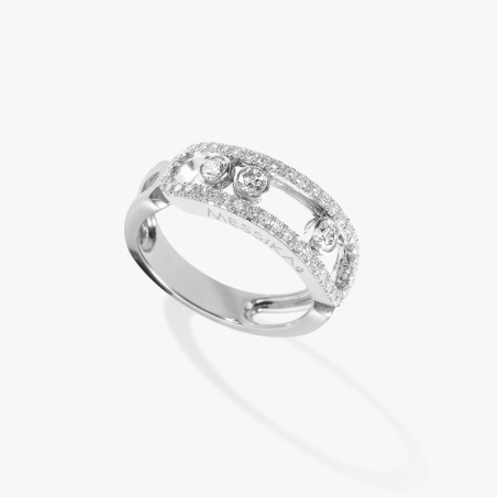 MESSIKA BAGUE DIAMANT OR MOVE CLASSIQUE PAVÉE 04000