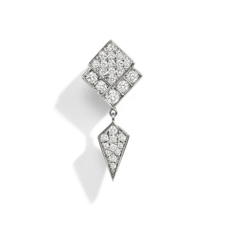 Boucle d'oreille STAIRWAY Diamants & Argent FSJ107