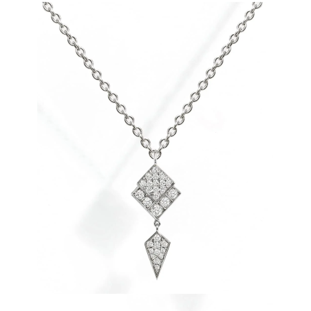 Collier STAIRWAY Diamants & Argent FSJ120